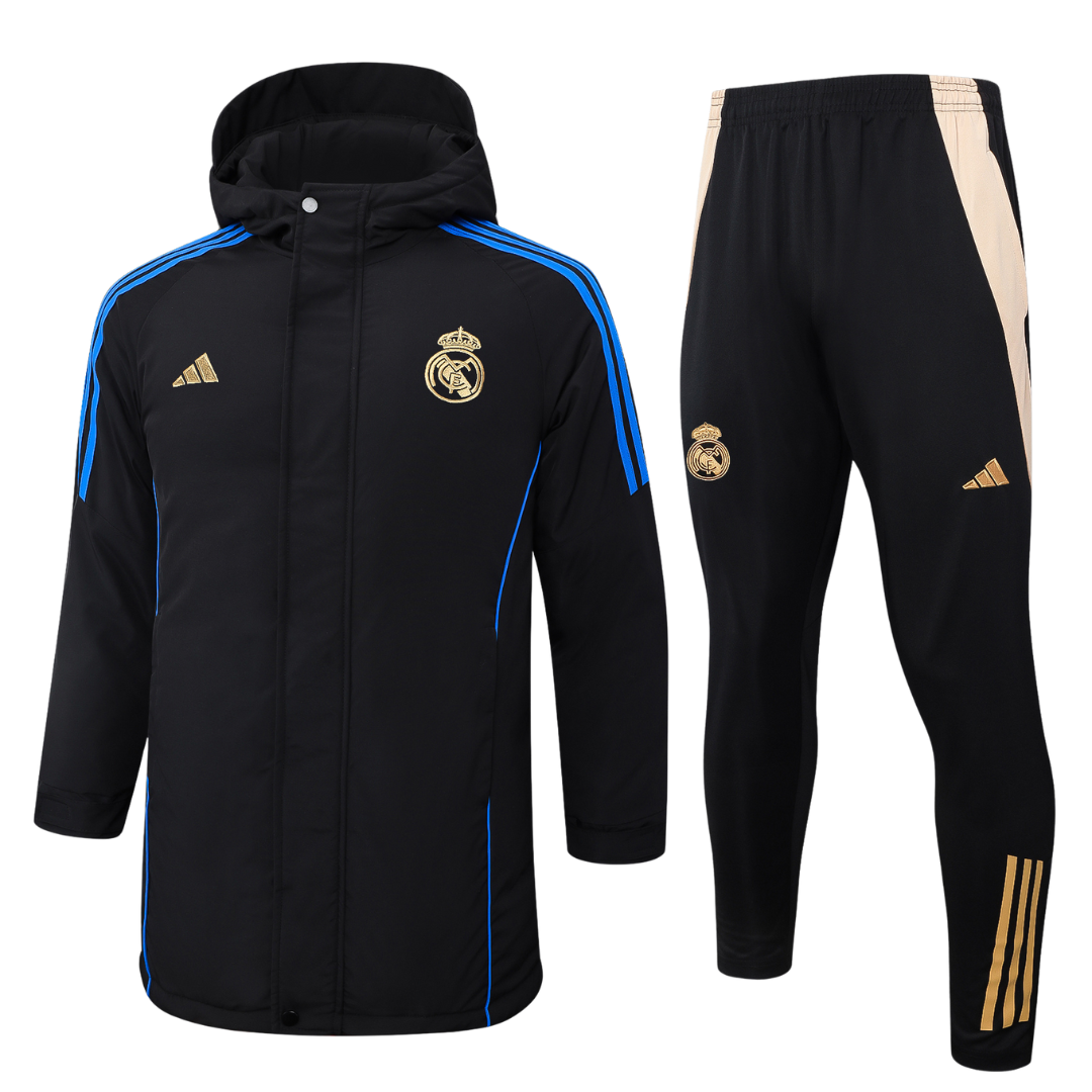 Real Madrid Black Jacket + Track Pants