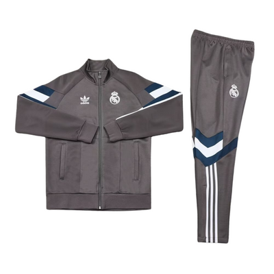 Real Madrid Gray Training Tracksuit