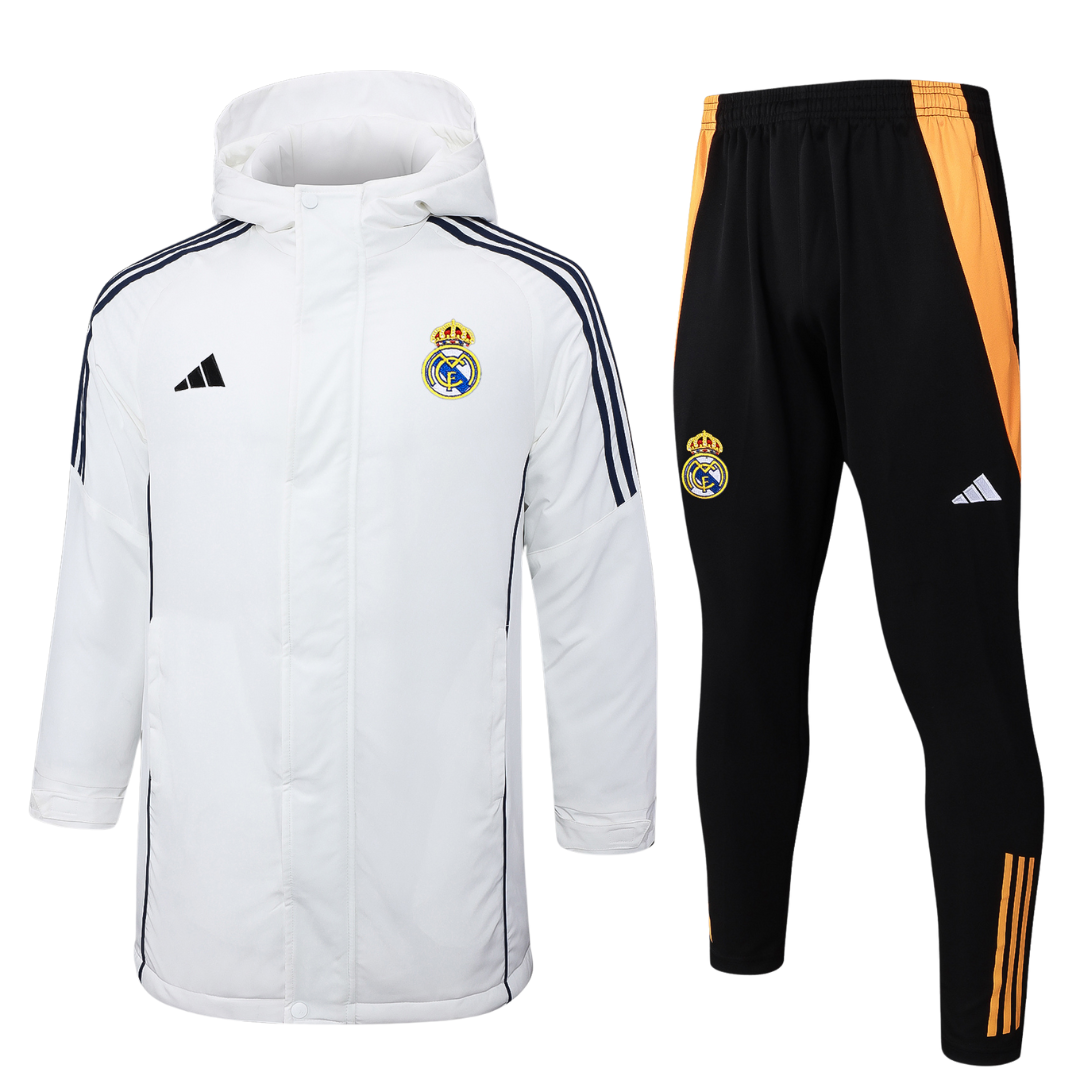 Real Madrid White Jacket + Track Pants