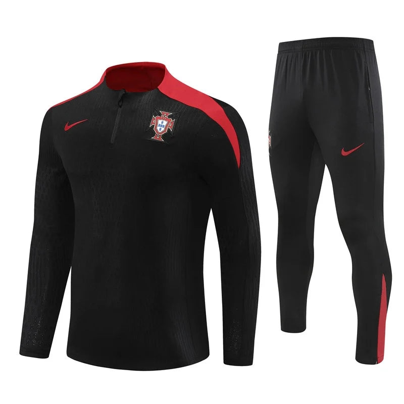 PORTUGAL BLACK TRAINING TRACKSUIT 24/25