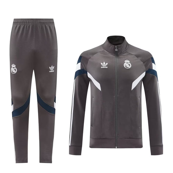 Real Madrid Gray Training Tracksuit