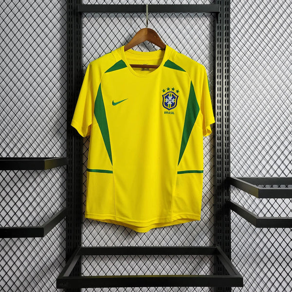 BRAZIL 2002 HOME SHIRT