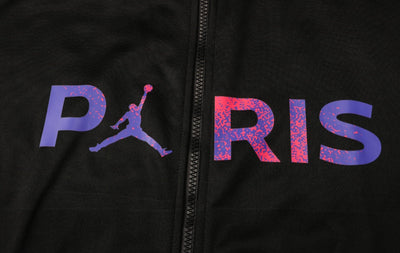 Paris Saint Germain Black and Purple Tracksuit