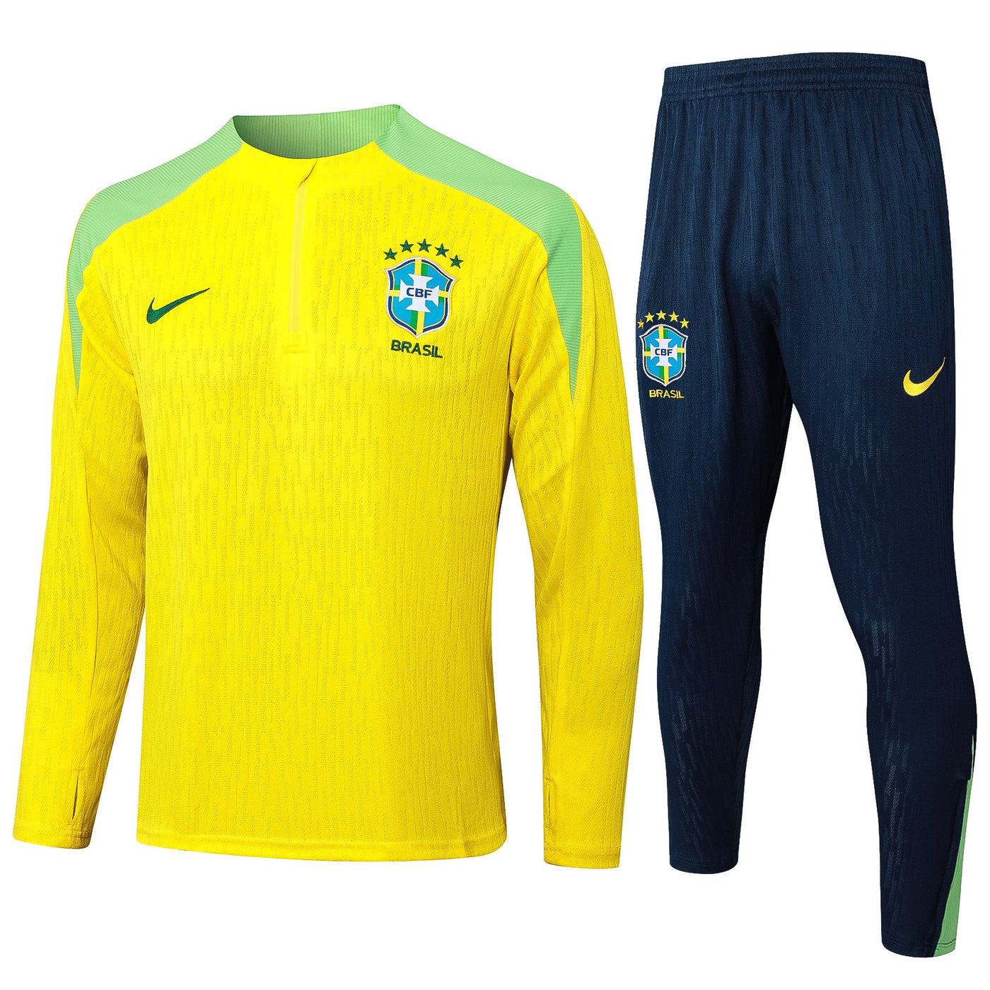 Brazil Dark Blue and Yellow Tracksuit