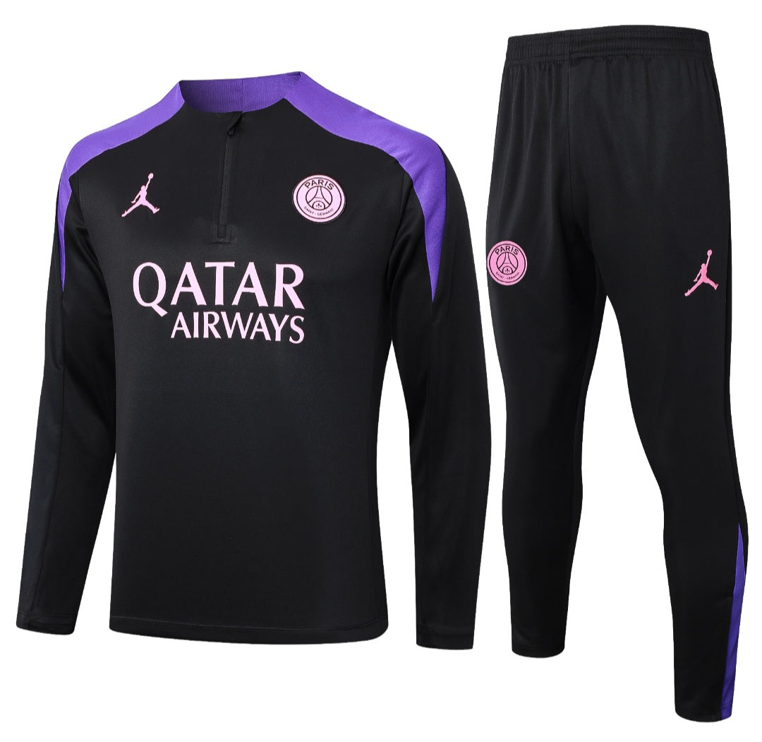 PSG Black and Purple Tracksuit