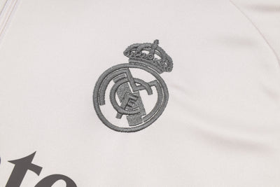 Real Madrid Grey and Beige Tracksuit