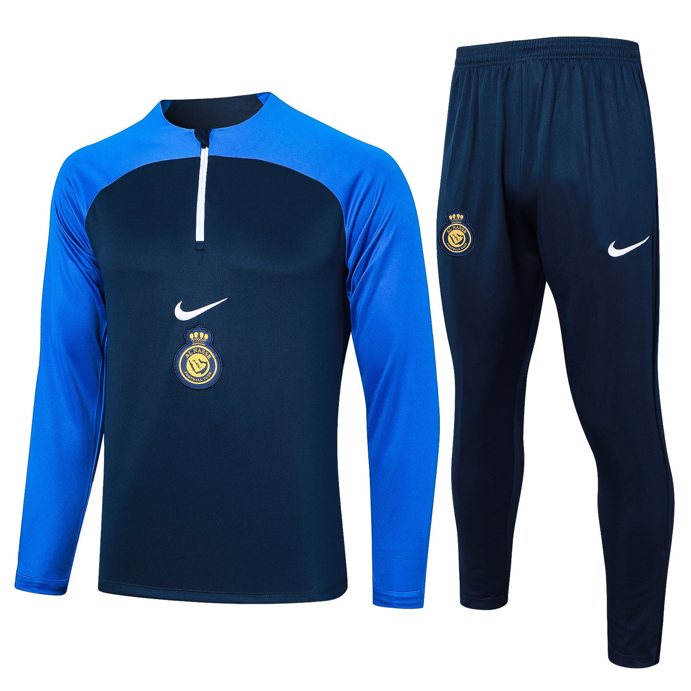 Al Nassr Dark Blue Tracksuit Half Zip