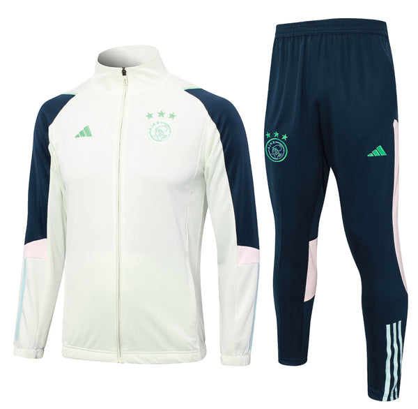 Ajax Dark Blue and White Tracksuit