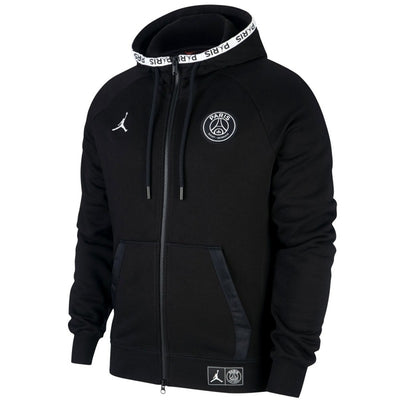 Jordan X PSG Tracksuit (Black and White Hooded)